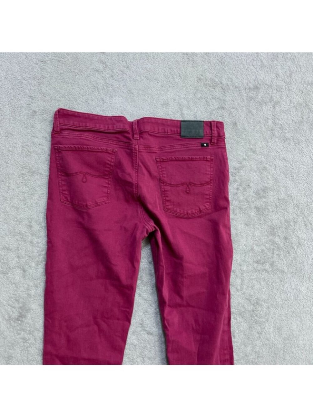 Lucky Brand Women's 14/32 Lolita Skinny Jeans Red Cotton Stretch B1284 - Picture 12 of 13